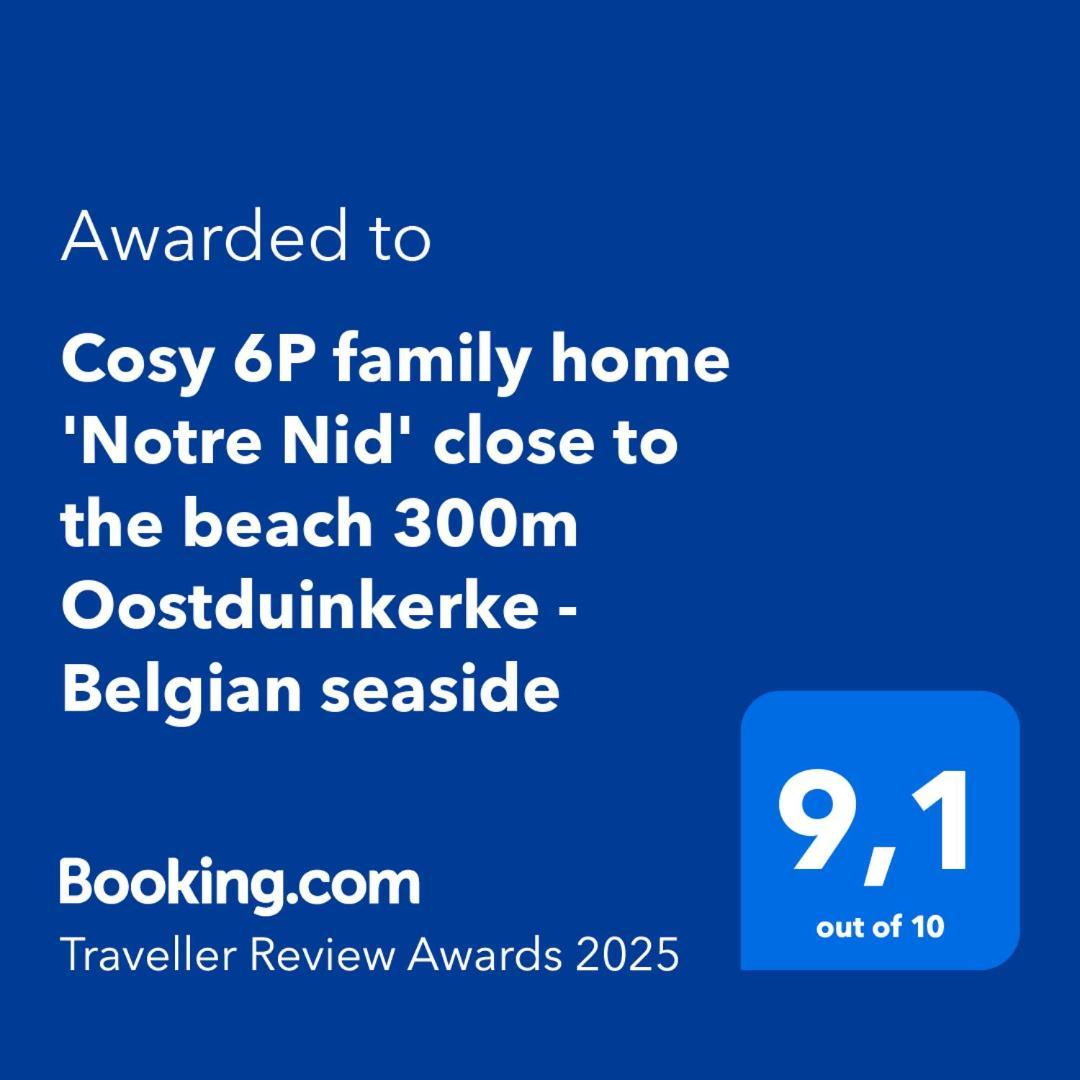 Cosy 6P Family Home 'Notre Nid' Close To The Beach 300M Oostduinkerke - Belgian Seaside Exteriér fotografie